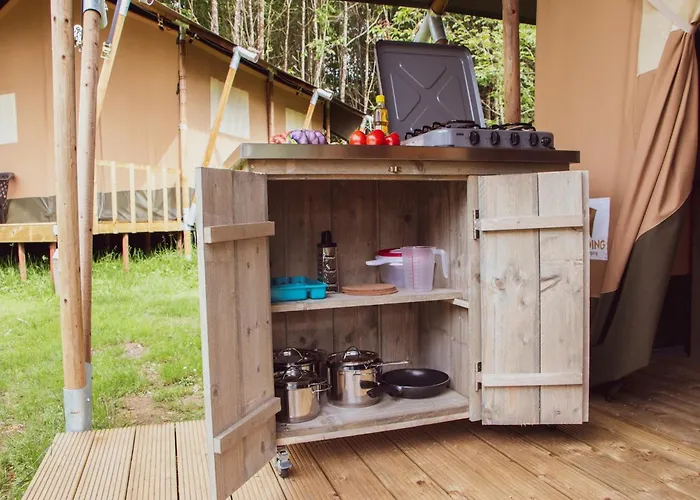 Glamping Tent In Netherlands With Terrace * Lathum