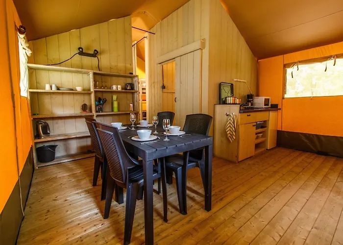 Glamping Tent In Netherlands With Terrace Lathum